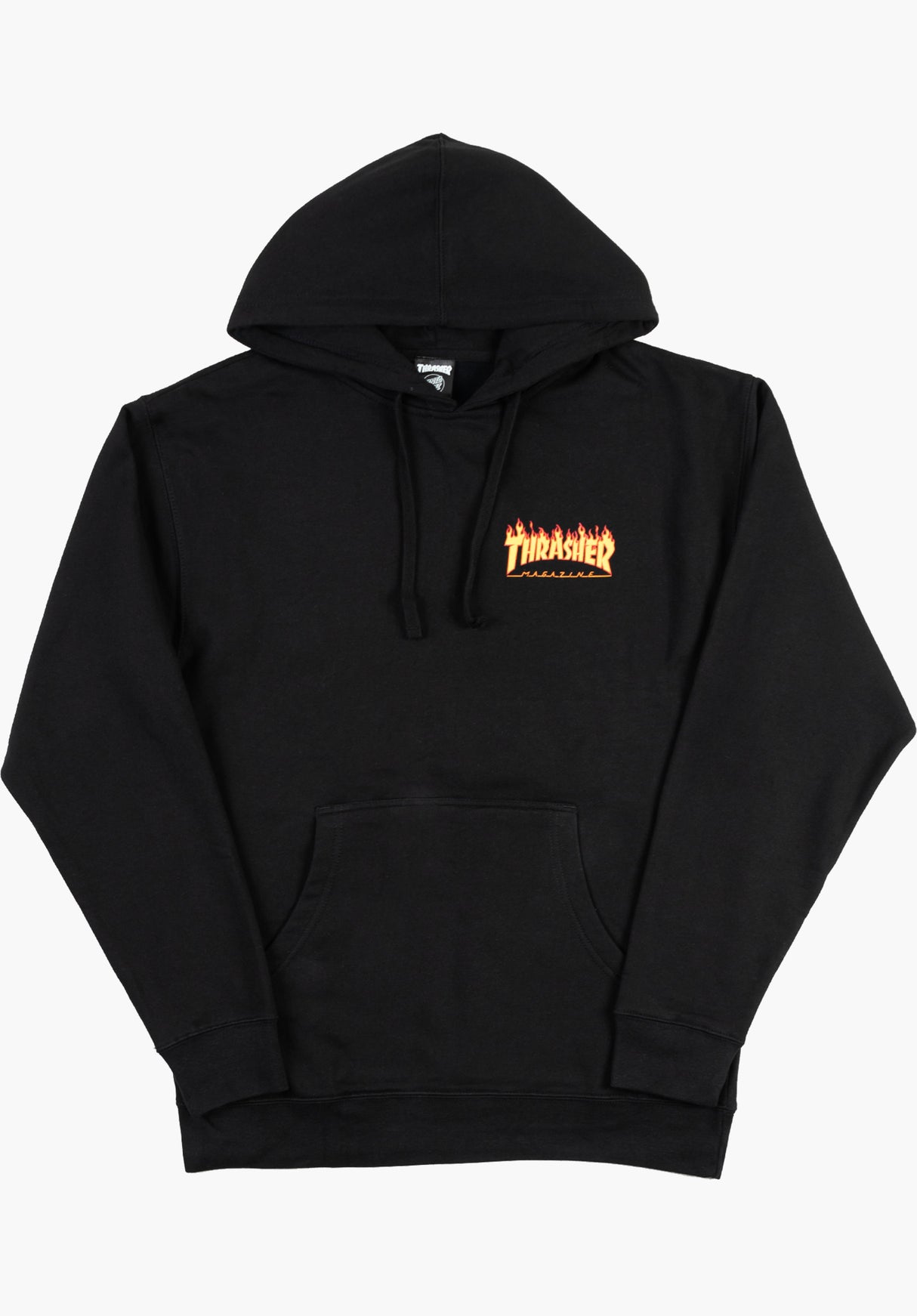 Thrasher Flame Dot Girl Hooded black Close-Up1