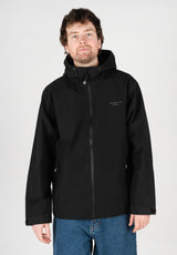 Terance Anorak uniblack Rückenansicht