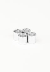 8x10 mm Steel Spacer silver Vorderansicht