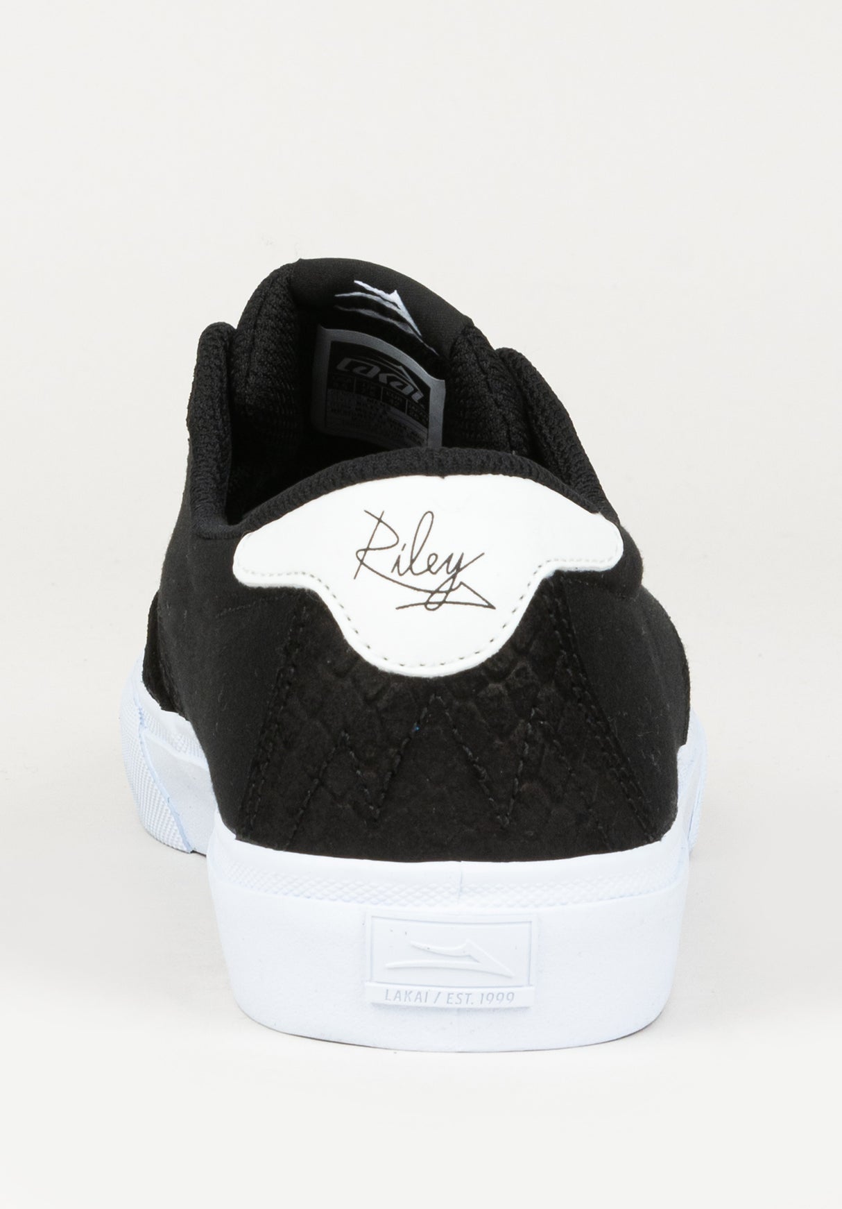 Riley 3 black-snake-suede Seitenansicht