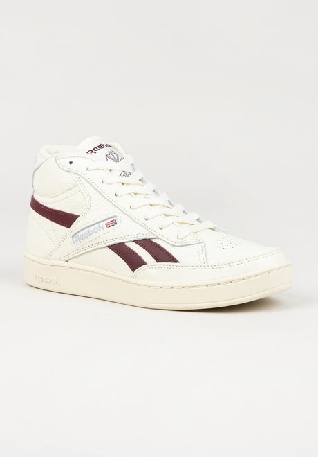 Club C Form Hi vintagechalk-burgundy Vorderansicht