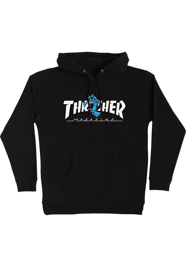 Thrasher Screaming Logo black Vorderansicht