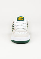 Forum 84 Low ADV white-darkgreen-yellow Rückenansicht