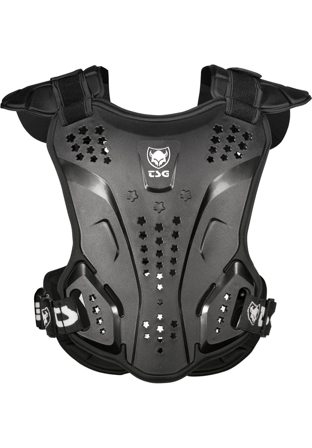 Chest Guard Youth black Vorderansicht