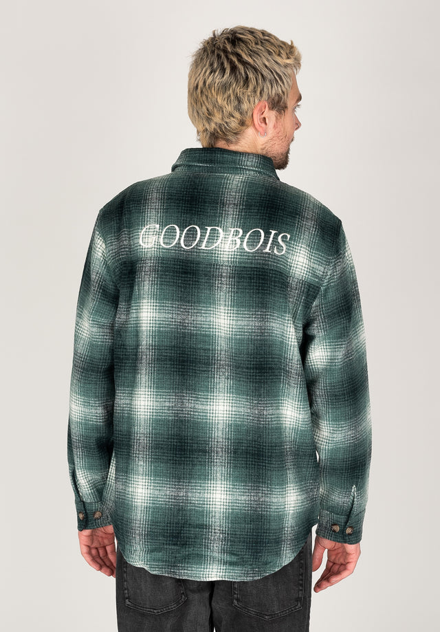 Trademark Flannel Overshirt green Vorderansicht
