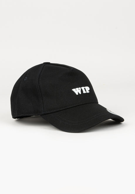 WIP Cap black-wax Vorderansicht