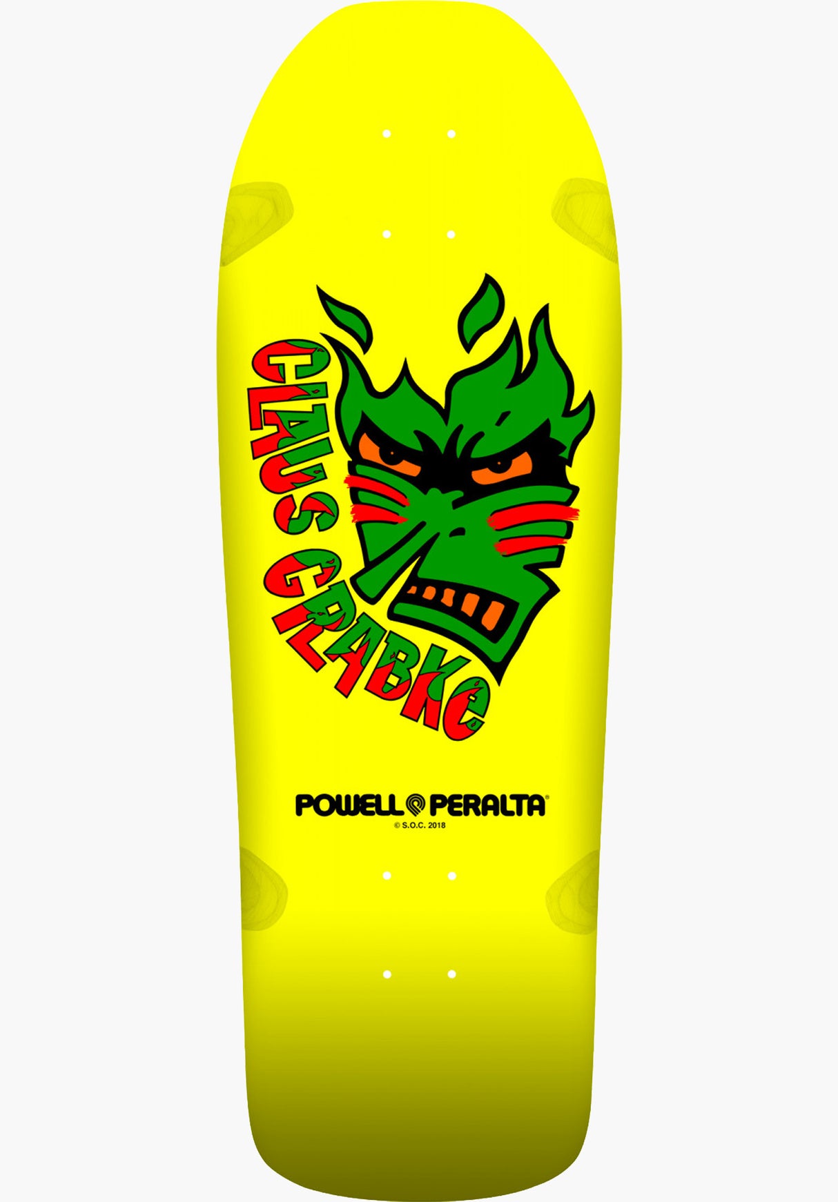 Claus Grabke Flame Face yellow Vorderansicht