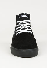 Riley 3 High black-black-suede Rückenansicht