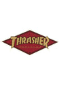 Diamond Logo Sticker bordeaux Vorderansicht