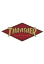 Diamond Logo Sticker bordeaux Vorderansicht