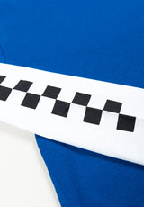 Long Check Twofer Kids trueblue-white Close-Up1