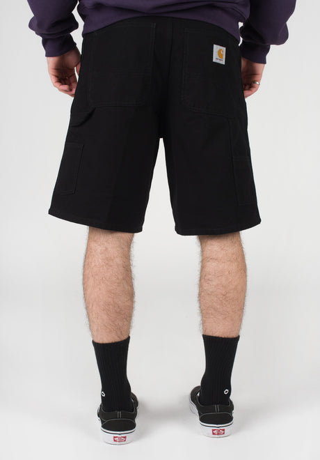 Double Knee Short blackrinsed Close-Up1