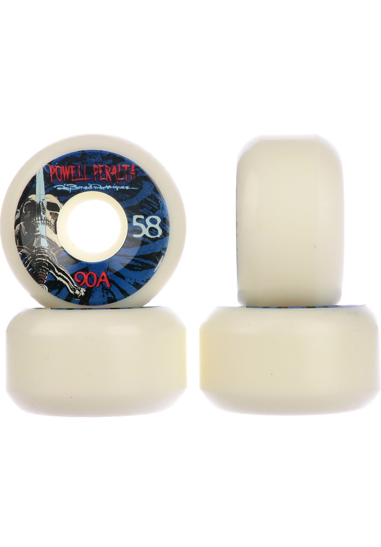 Skull & Sword 3 90A white-blue Rückenansicht