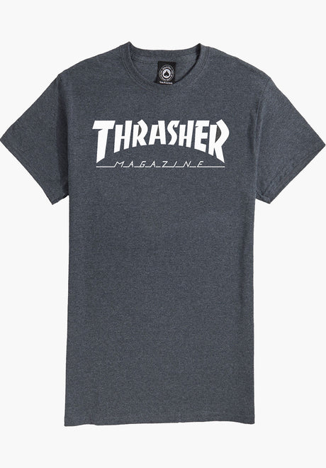 Thrasher Skate-Mag T-Shirt darkheather – Vorderansicht