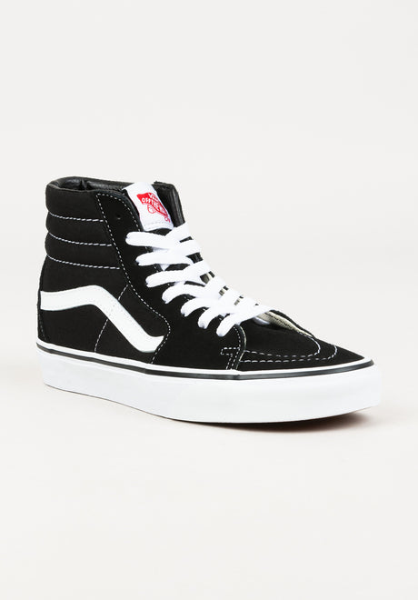 Sk8-Hi black-black-white Vorderansicht