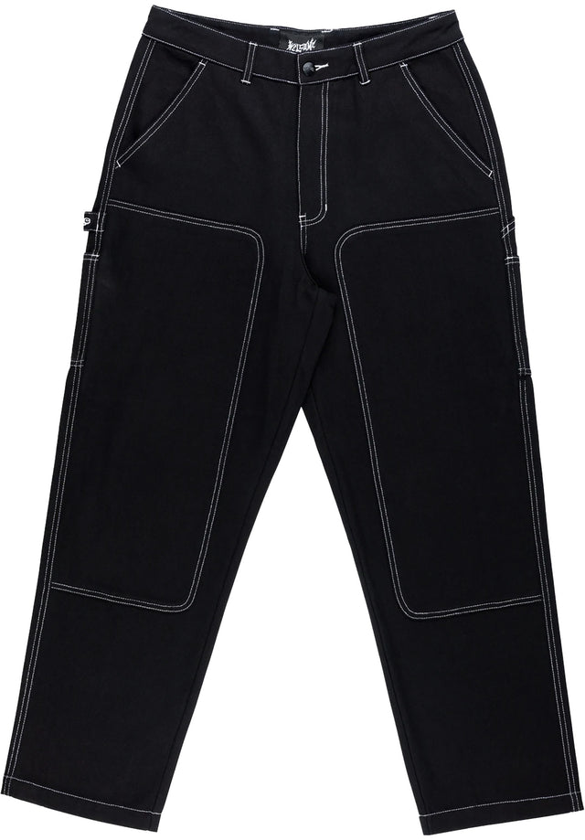 Brace Double-Knee Canvas Carpenter Pant black Vorderansicht