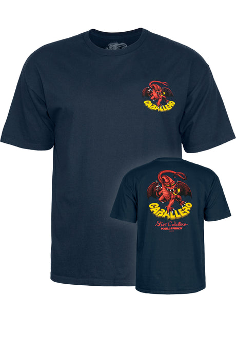 Powell-Peralta Cab-Classic-Dragon-II T-Shirt navy – Vorderansicht
