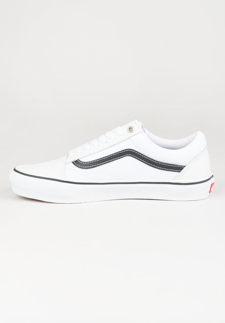Skate Old Skool leatherwhite-white Oberansicht