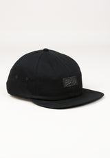 Half Cap 30th Vintage unstructured black Vorderansicht