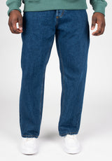 Hardwork Denim stonewashindigo Vorderansicht