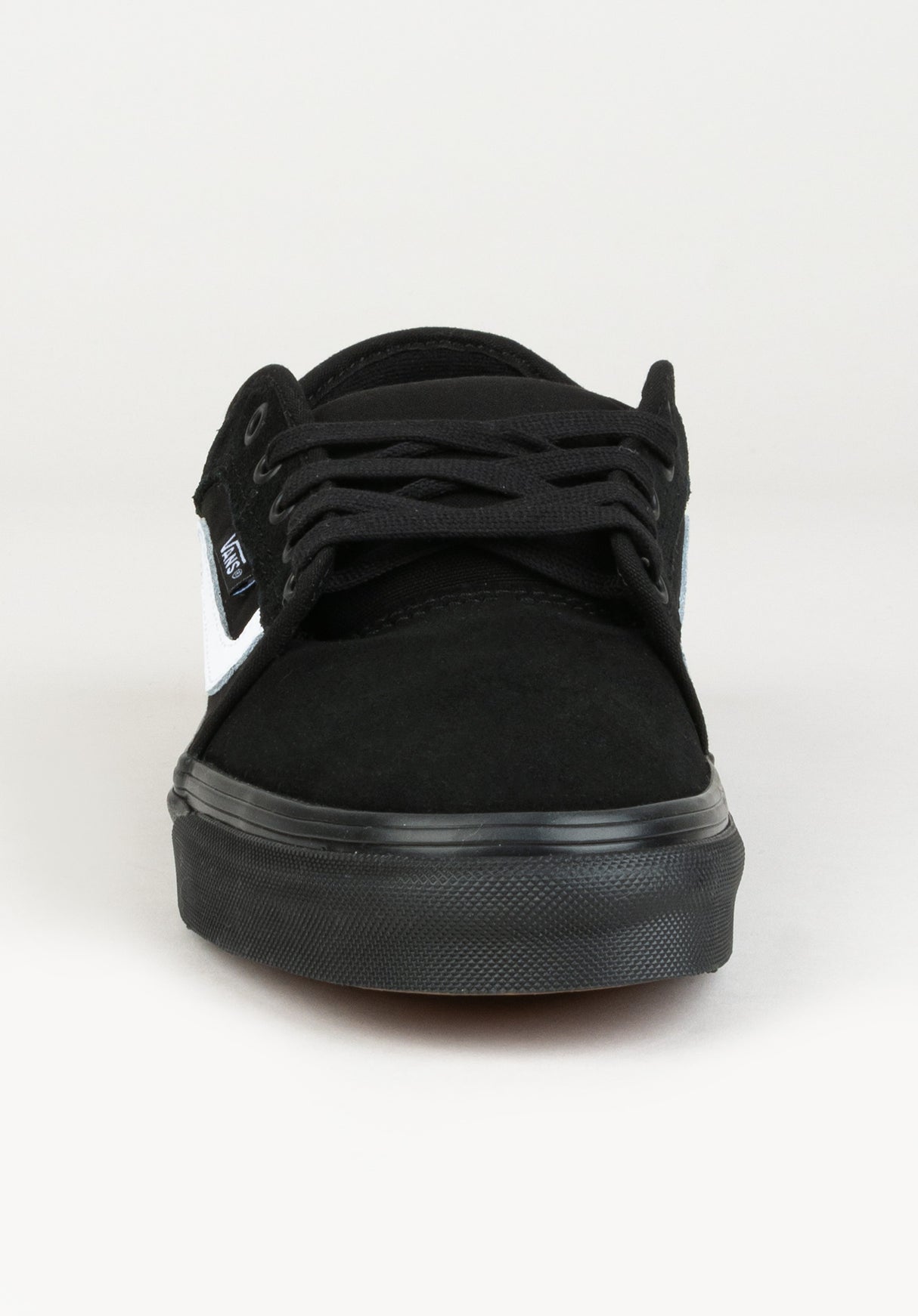 Chukka Low Sidestripe black-black-white Rückenansicht