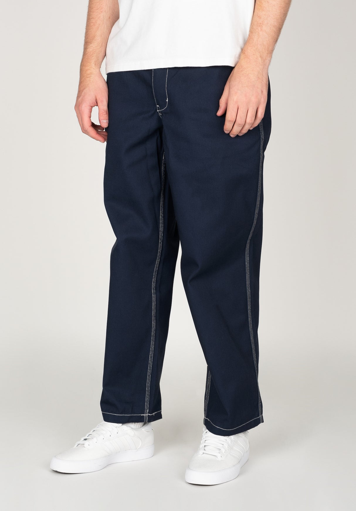 Boyd Pant navy-white Rückenansicht