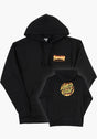 Thrasher Flame Dot Girl Hooded black Vorderansicht