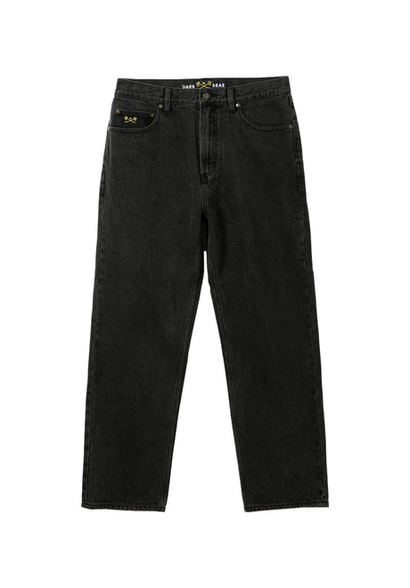 Dark Seas Silverado Denim Jeans black – Vorderansicht