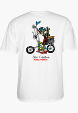 Steve Caballero Chopper Bike white Rueckenansicht