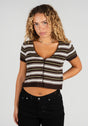 Taylor Sweater Top java Vorderansicht