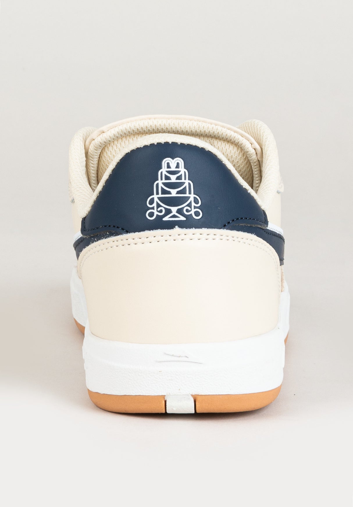 Terrace cream-navy Seitenansicht