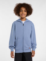 Terry Full Zip Youth countryblue Vorderansicht