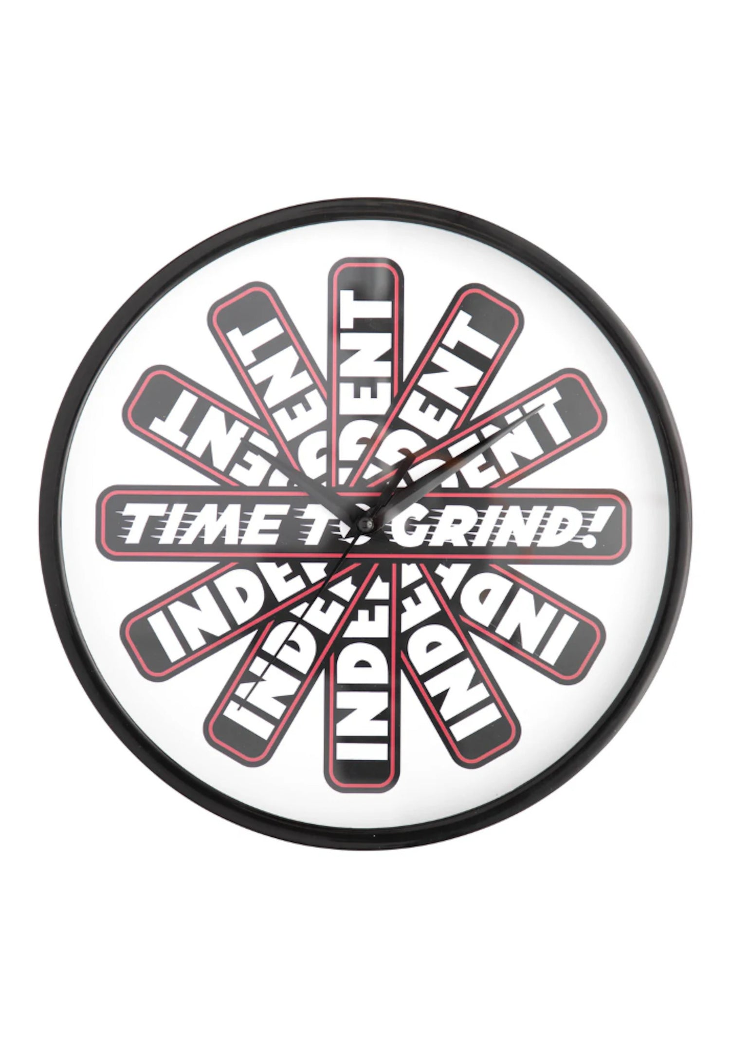 Time To Grind Wallclock black Vorderansicht Zoom Image