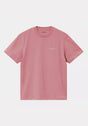 W' Script Embroidery dustyrose-moonbeam Vorderansicht
