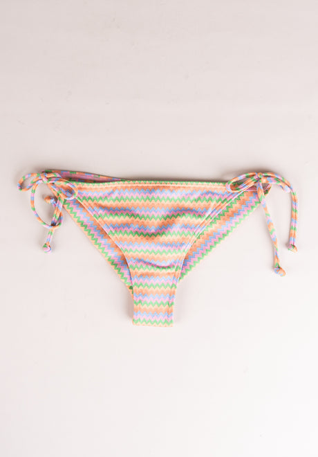 Wavy Stripe Cheeky Tie Side papaya-wavy-stripes Vorderansicht