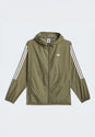 Windbreaker olivestrata-white Vorderansicht