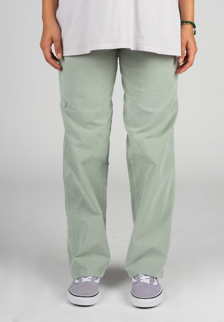Women Kim babycord-grey-mint Vorderansicht