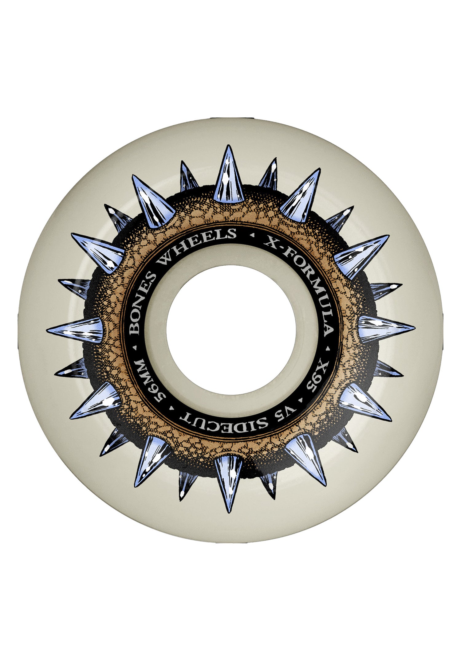 X-Formula Street Cleats 95A V5 Sidecut white Vorderansicht Zoom Image