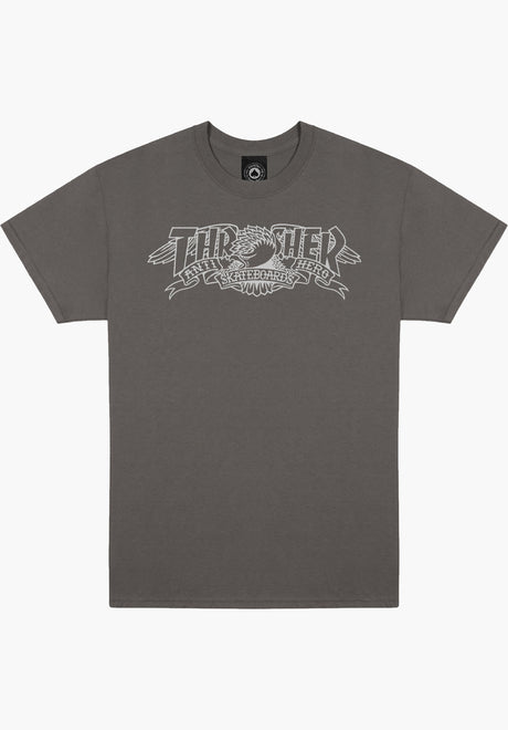 x Antihero Mag Banner charcoal Vorderansicht