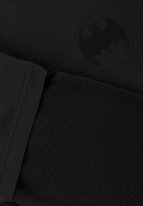 x Batman Bat Signal Layered washed-black Rueckenansicht