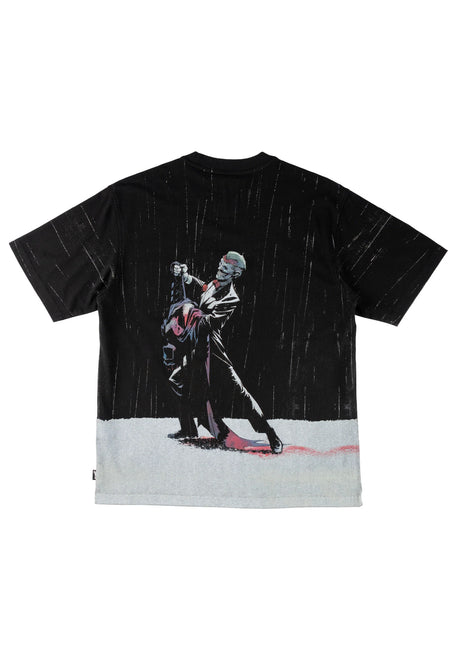 Welcome x Batman Rain Dance T-Shirt black – Rückenansicht