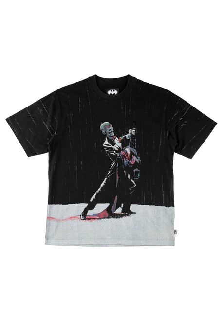 Welcome x Batman Rain Dance T-Shirt black – Vorderansicht