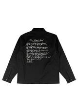 x BAUHAUS Undead Twill Work Shirt black Rueckenansicht