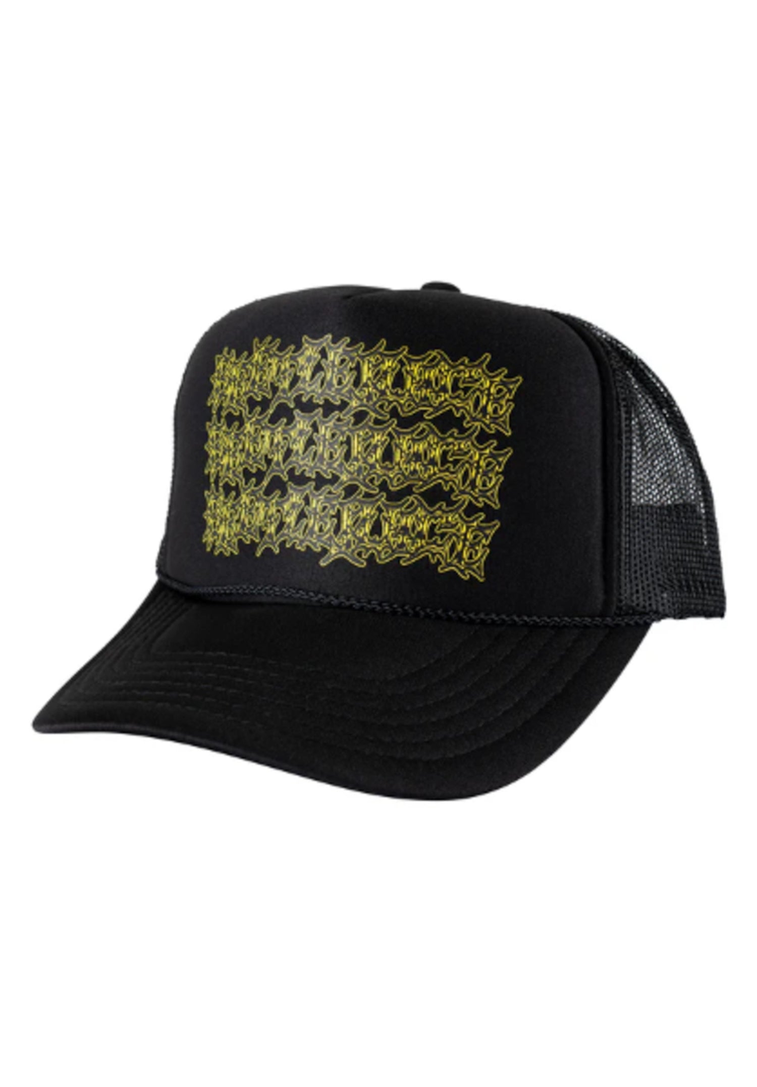 x Beetlejuice Three Times Foam Trucker Hat black Vorderansicht Zoom Image