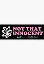 x Britney Spears "Not That Innocent" 8" Sticker black Vorderansicht