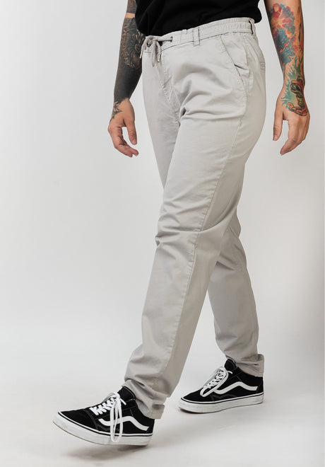 Reflex Women Chino silvergrey Rückenansicht