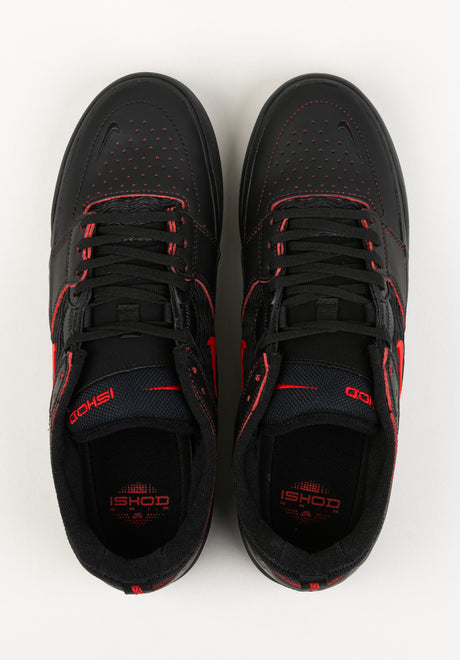 ISHOD PRM black-universityred-black-black Close-Up2