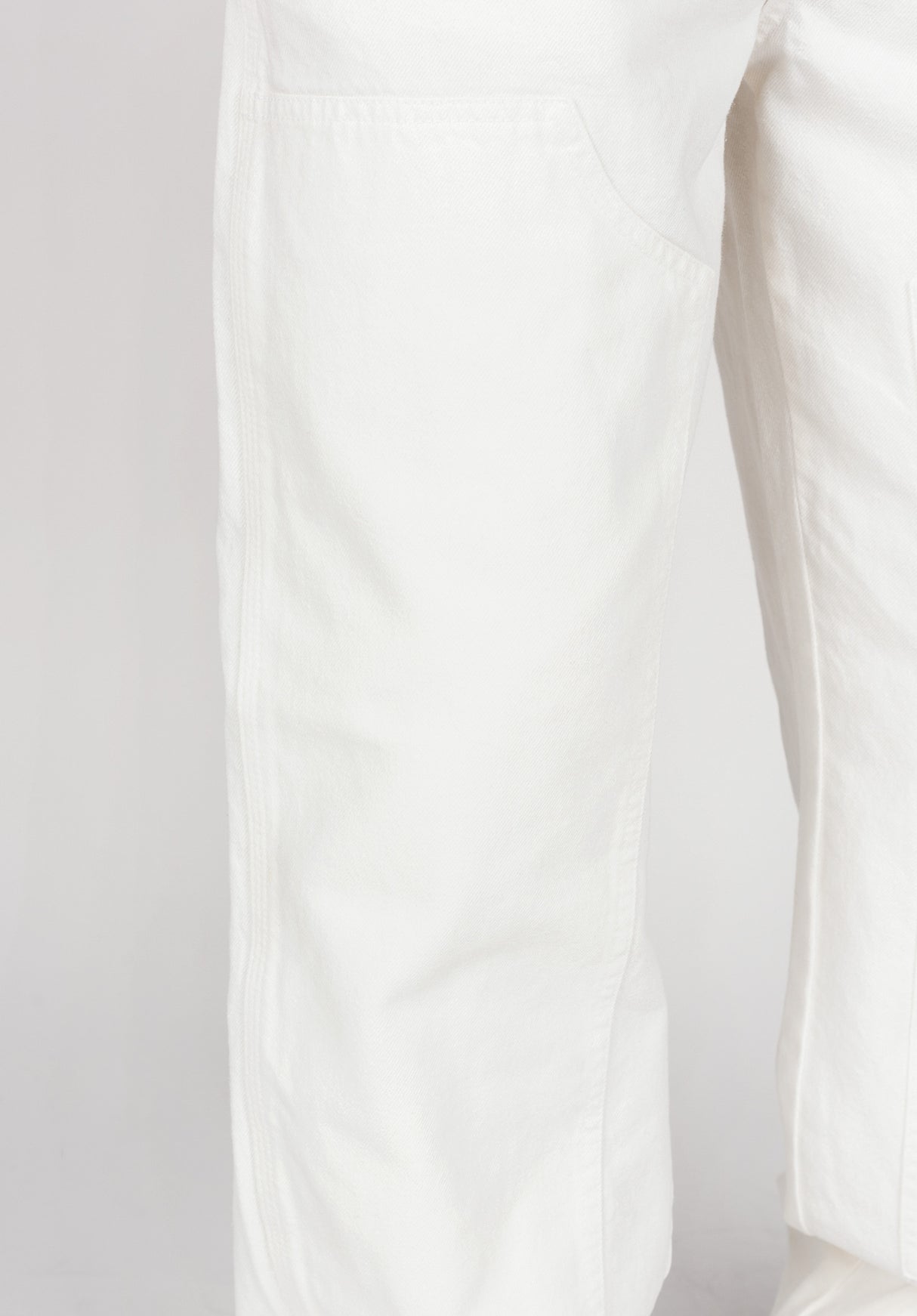 Madison Double Knee Denim white Oberansicht