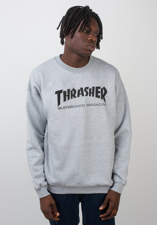 Skate-Mag Crewneck greymottled Vorderansicht