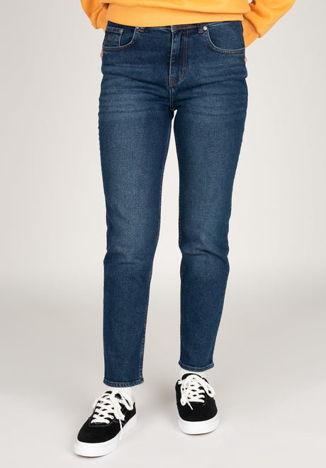 Women Rose Jeans darkbluestone Vorderansicht